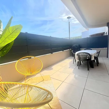 T2 Sun 3 Etoiles- Plage & Commerces A 200M- Terrasse Avec Barbecue- Residence Neuve Avec Parking & Wifi דירה Les Hameaux de Porticcio