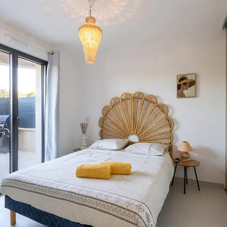 T2 Sun 3 Etoiles- & Commerces A 200m- Terrasse Avec Barbecue- Neuve Avec Parking & Wifi Apartmán