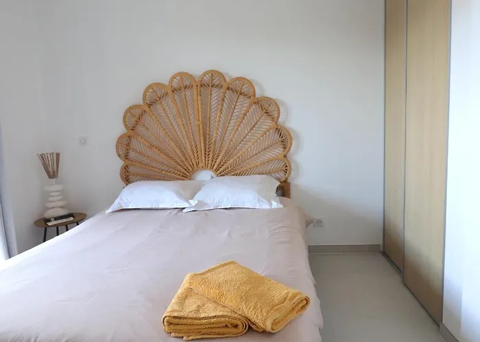 T2 Sun 3 Etoiles- Plage & Commerces A 200M- Terrasse Avec Barbecue- Residence Neuve Avec Parking & Wifi * Les Hameaux de Porticcio