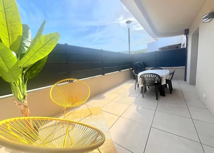 T2 SUN 3 étoiles- Plage&Commerces à 200m- Terrasse avec Barbecue- Résidence neuve avec Parking&Wifi Apartamento Les Hameaux de Porticcio